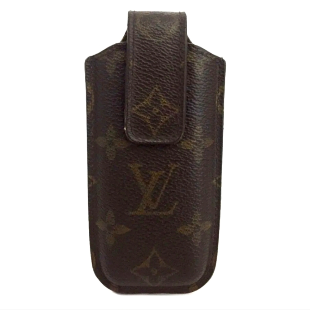 LOUIS VUITTON MONOGRAM ETUI TELEPHONE JAPAN CELL PHONE CASE/1A4142 - Picture 1 of 9